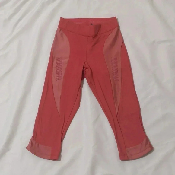 Gymshark Turbo Cropped Leggings, Color Morrocan Brick Size S - Picture 1 of 14